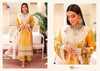 Gold Pure Cambric Cotton Indian women's salwar kameez with dupatta ready to wear