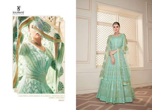 Multi Color Fox Georgette Indian women's salwar kameez with dupatta ready to wear