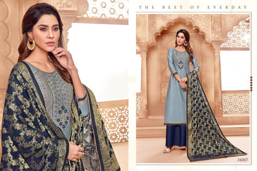 Multi Color Handwork Indian women's salwar kameez with dupatta ready to wear