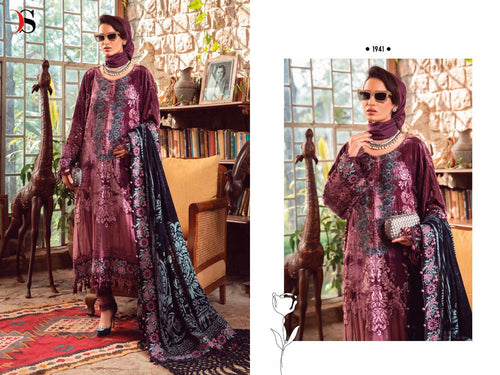 Multi Color Cotton Indian women's salwar kameez with dupatta ready to wear