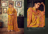 Gold Muslin Indian women's salwar kameez with dupatta ready to wear