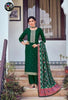 Green Muslin Indian women's salwar kameez with dupatta ready to wear