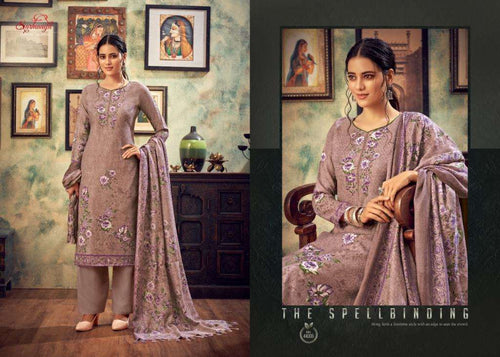 Multi Color Muslin Indian women's salwar kameez with dupatta ready to wear