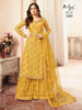 Gold Dola Jacquard Indian women's salwar kameez with dupatta ready to wear