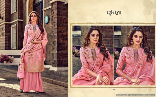 Multi Color Banarasi Jacquard Indian women's salwar kameez with dupatta ready to wear