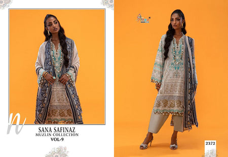 Multi Color Pure Cotton Indian women's salwar kameez with dupatta ready to wear