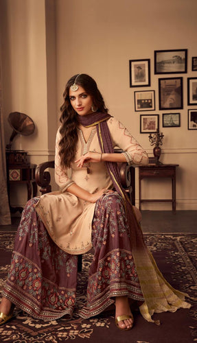 Multi Color Uppada Indian women's salwar kameez with dupatta ready to wear