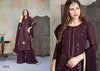 Purple Heavy Georgette Indian women's salwar kameez with dupatta ready to wear