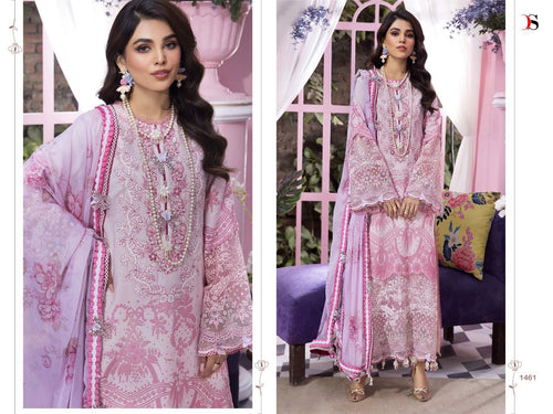 Multi Color Pure Cotton Indian women's salwar kameez with dupatta ready to wear