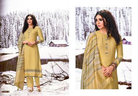 Multi Color Pure Viscos Musline Indian women's salwar kameez with dupatta ready to wear
