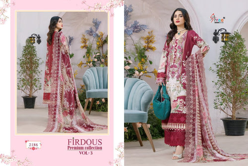 Multi Color Pure Cotton Indian women's salwar kameez with dupatta ready to wear