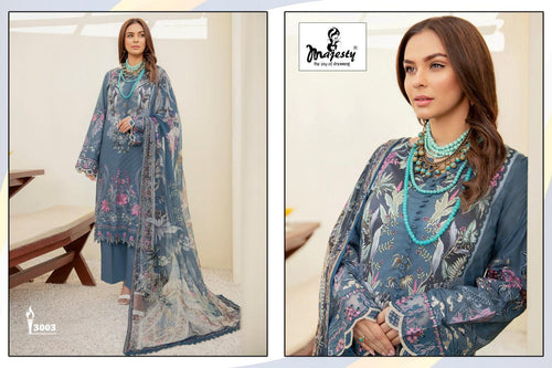 Multi Color Pure Cotton Indian women's salwar kameez with dupatta ready to wear
