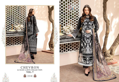 Black Pure Lawn Indian women's salwar kameez with dupatta ready to wear