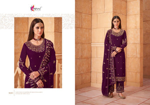 Purple Georggete Indian women's salwar kameez with dupatta ready to wear