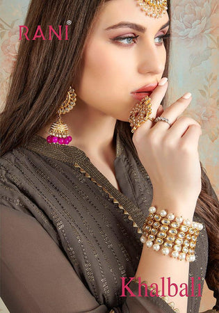 Multi Color Heavy Georgette Indian women's salwar kameez with dupatta ready to wear