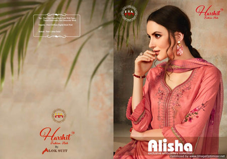 Multi Color Jam Cotton Indian women's salwar kameez with dupatta ready to wear