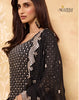 Black Alizeh Georgette Indian women's salwar kameez with dupatta ready to wear