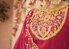 Red Georgette Indian women's salwar kameez with dupatta ready to wear