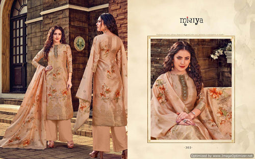 Multi Color Banarasi Jacquard Indian women's salwar kameez with dupatta ready to wear