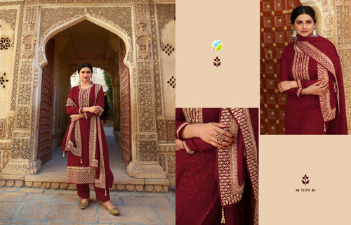 Multi Color Georgette Indian women's salwar kameez with dupatta ready to wear