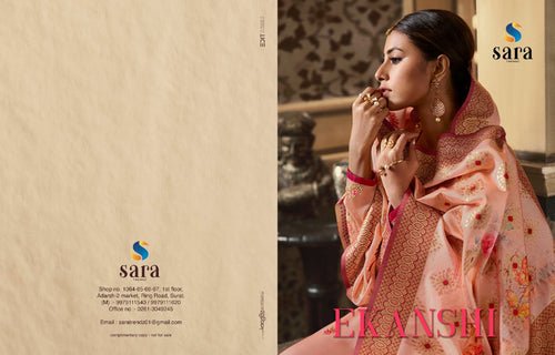 Multi Color Satin Georgette Indian women's salwar kameez with dupatta ready to wear