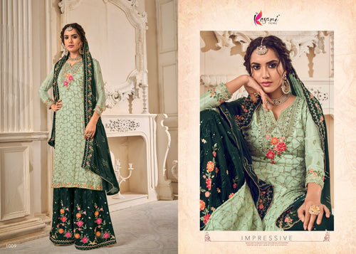 Multi Color Georgette Indian women's salwar kameez with dupatta ready to wear
