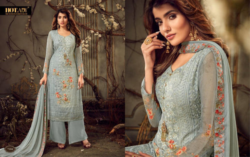 Multi Color Pure Viscose Indian women's salwar kameez with dupatta ready to wear