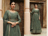 Green Real Georgette Indian women's salwar kameez with dupatta ready to wear