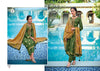 Green Pure Musline Dolla Jacquard Indian women's salwar kameez with dupatta ready to wear