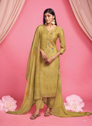 Multi Color Fabric Details In Sheet Indian women's salwar kameez with dupatta ready to wear