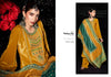 Gold Velvet Indian women's salwar kameez with dupatta ready to wear