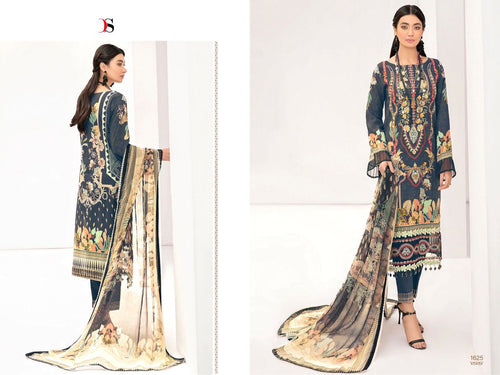 Multi Color Pure Cotton Indian women's salwar kameez with dupatta ready to wear