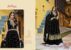 Black Blooming Georgette Indian women's salwar kameez with dupatta ready to wear