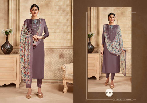 Multi Color Pure Viscose Upada Indian women's salwar kameez with dupatta ready to wear