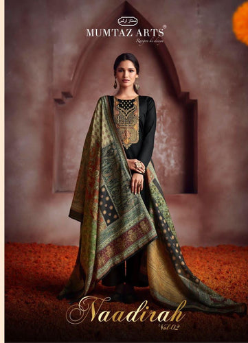 Black Pure Jam satin Indian women's salwar kameez with dupatta ready to wear