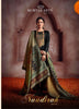 Black Pure Jam satin Indian women's salwar kameez with dupatta ready to wear