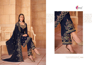 Blue Georggete Indian women's salwar kameez with dupatta ready to wear