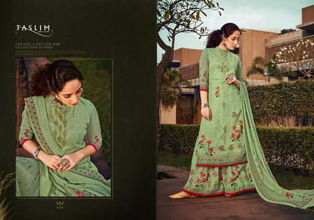Green Real Georgette Indian women's salwar kameez with dupatta ready to wear