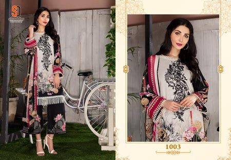 Multi Color Lawn Cotton Indian women's salwar kameez with dupatta ready to wear