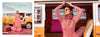 Pink Georgette Indian women's salwar kameez with dupatta ready to wear