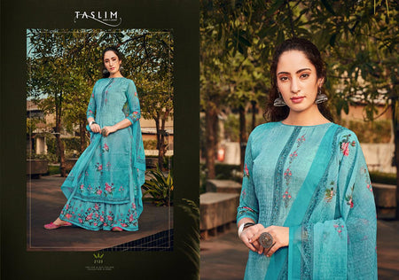 Aqua Real Georgette Indian women's salwar kameez with dupatta ready to wear