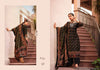 Black Pashmina Indian women's salwar kameez with dupatta ready to wear