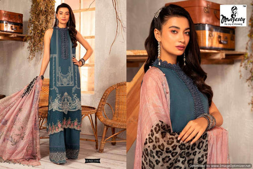 Multi Color Jam Silk Indian women's salwar kameez with dupatta ready to wear