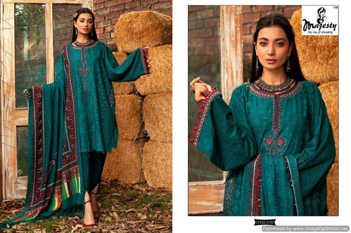 Green Jam Silk Indian women's salwar kameez with dupatta ready to wear
