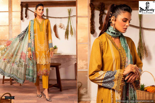 Gold Jam Silk Indian women's salwar kameez with dupatta ready to wear