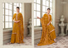 Gold Georgette Indian women's salwar kameez with dupatta ready to wear