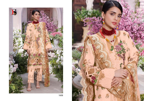 Multi Color Pure Cotton Indian women's salwar kameez with dupatta ready to wear