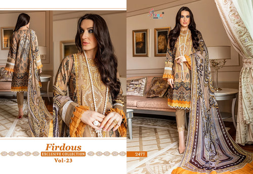 Multi Color Pure Cotton Indian women's salwar kameez with dupatta ready to wear