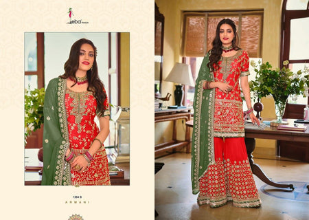Multi Color Faux Georgette Indian women's salwar kameez with dupatta ready to wear