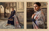 Blue Satin Georgette Indian women's salwar kameez with dupatta ready to wear